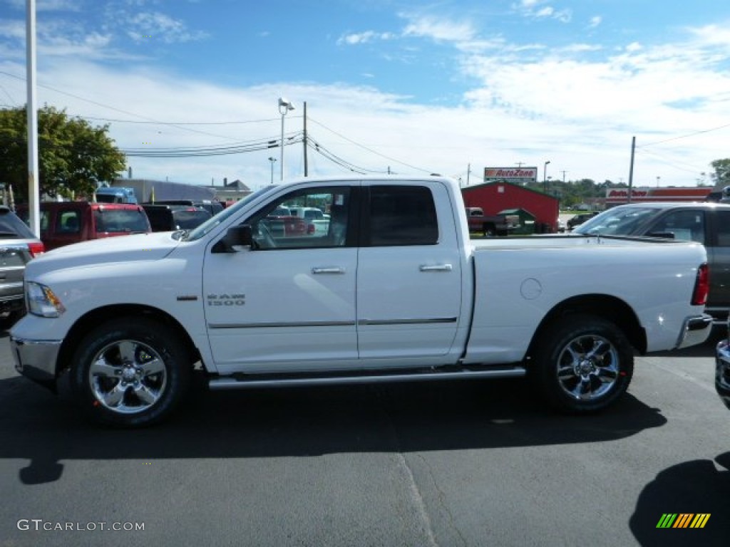 Bright White 2014 Ram 1500 Big Horn Quad Cab 4x4 Exterior Photo #85877455