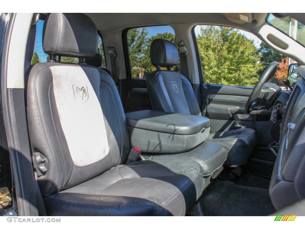 2004 Ram 3500 Laramie Quad Cab 4x4 - Black / Dark Slate Gray photo #9