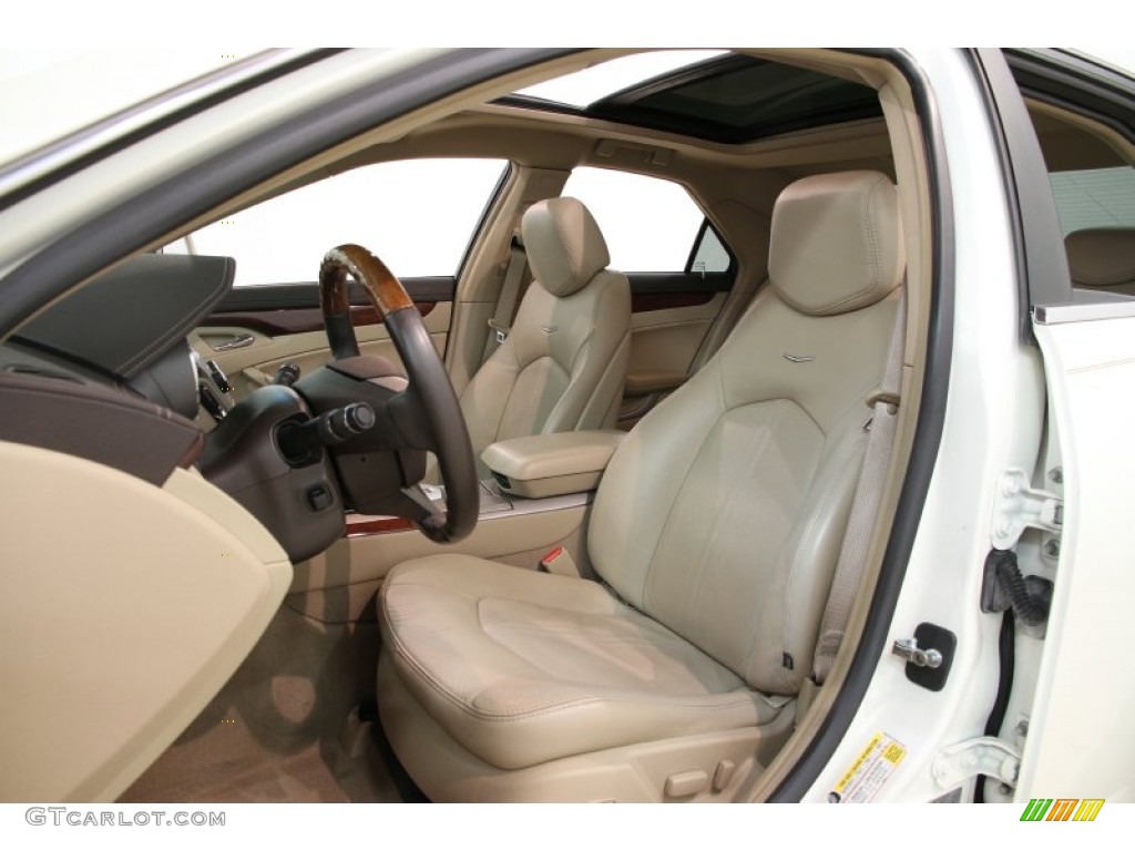 Cashmere/Cocoa Interior 2009 Cadillac CTS 4 AWD Sedan Photo #85877830