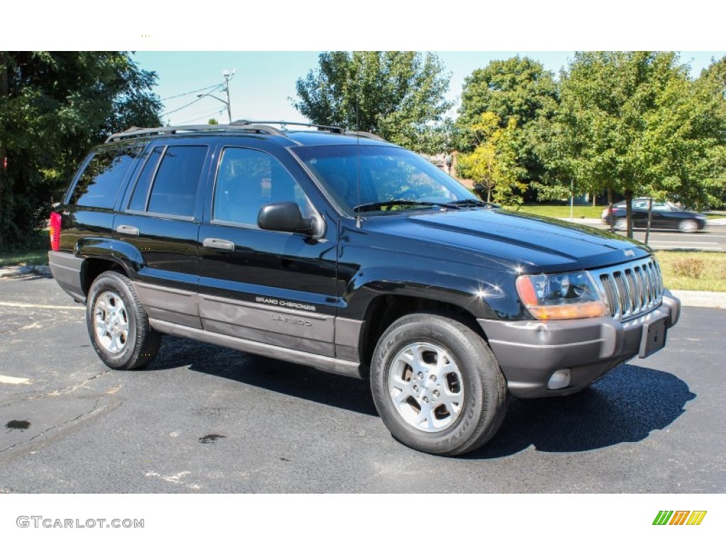 2000 Grand Cherokee Laredo 4x4 - Black / Agate photo #8