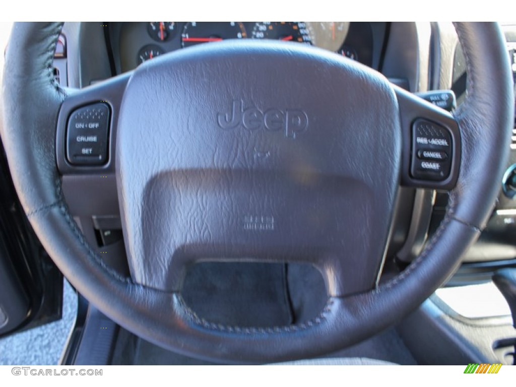 2000 Grand Cherokee Laredo 4x4 - Black / Agate photo #14