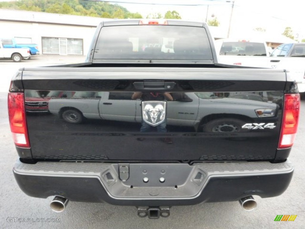 2014 1500 Express Crew Cab 4x4 - Black / Black/Diesel Gray photo #4