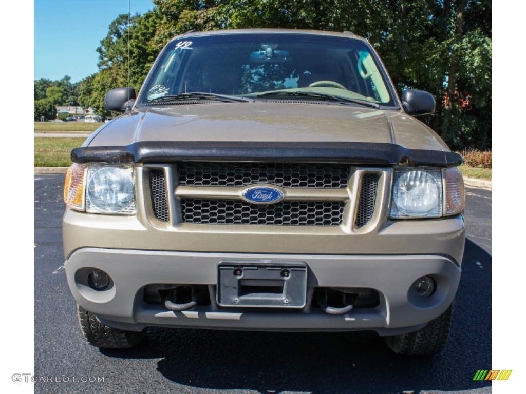 2003 Explorer Sport XLT 4x4 - Harvest Gold Metallic / Medium Parchment Beige photo #2