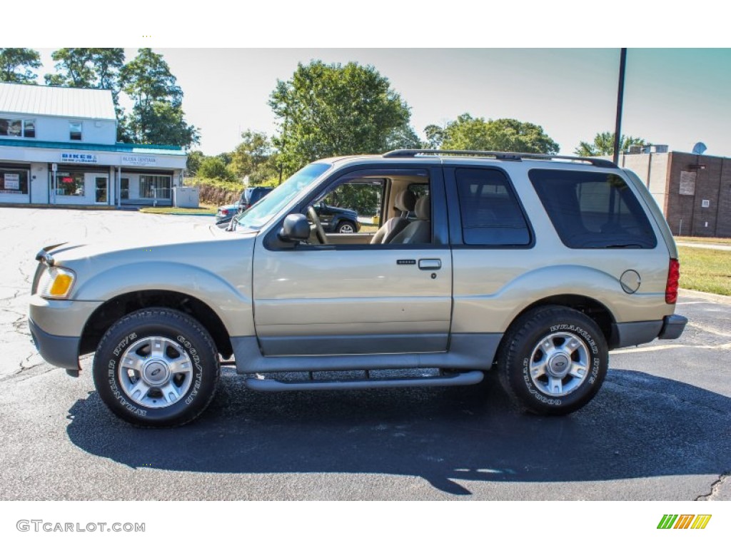 2003 Explorer Sport XLT 4x4 - Harvest Gold Metallic / Medium Parchment Beige photo #3