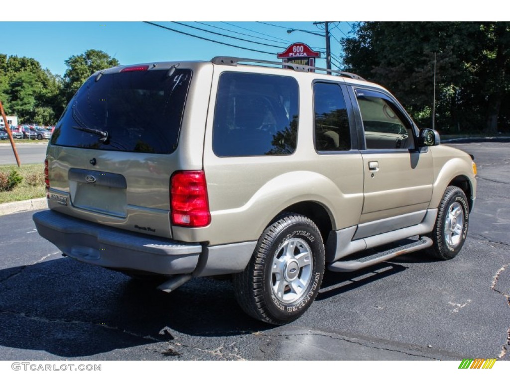 2003 Explorer Sport XLT 4x4 - Harvest Gold Metallic / Medium Parchment Beige photo #6