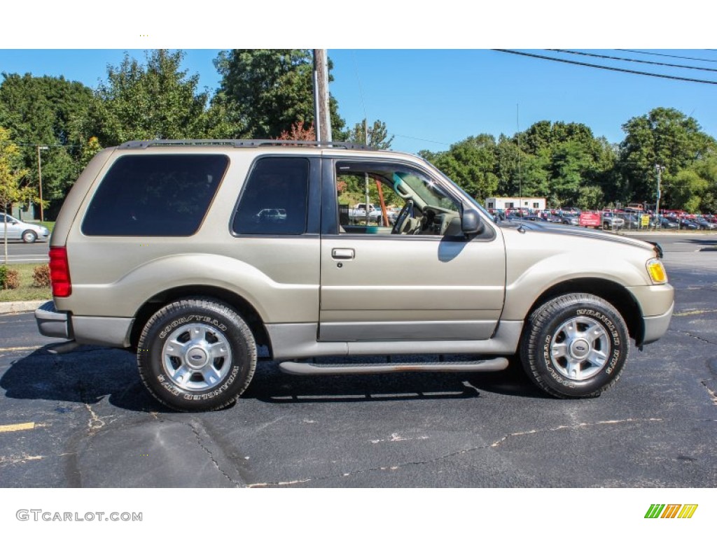 2003 Explorer Sport XLT 4x4 - Harvest Gold Metallic / Medium Parchment Beige photo #7