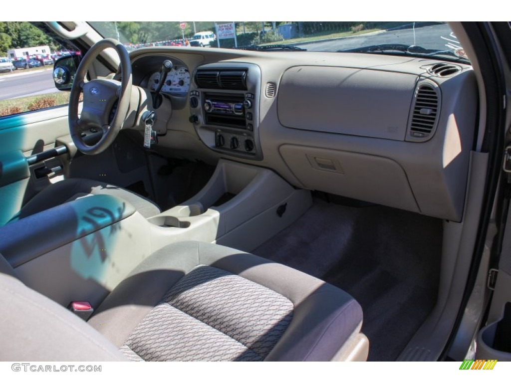 2003 Explorer Sport XLT 4x4 - Harvest Gold Metallic / Medium Parchment Beige photo #9