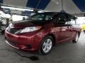 2012 Salsa Red Pearl Toyota Sienna V6  photo #3