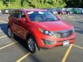 2012 Signal Red Kia Sportage LX  photo #3