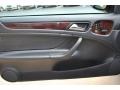 2000 Mercedes-Benz CLK Charcoal Interior Door Panel Photo