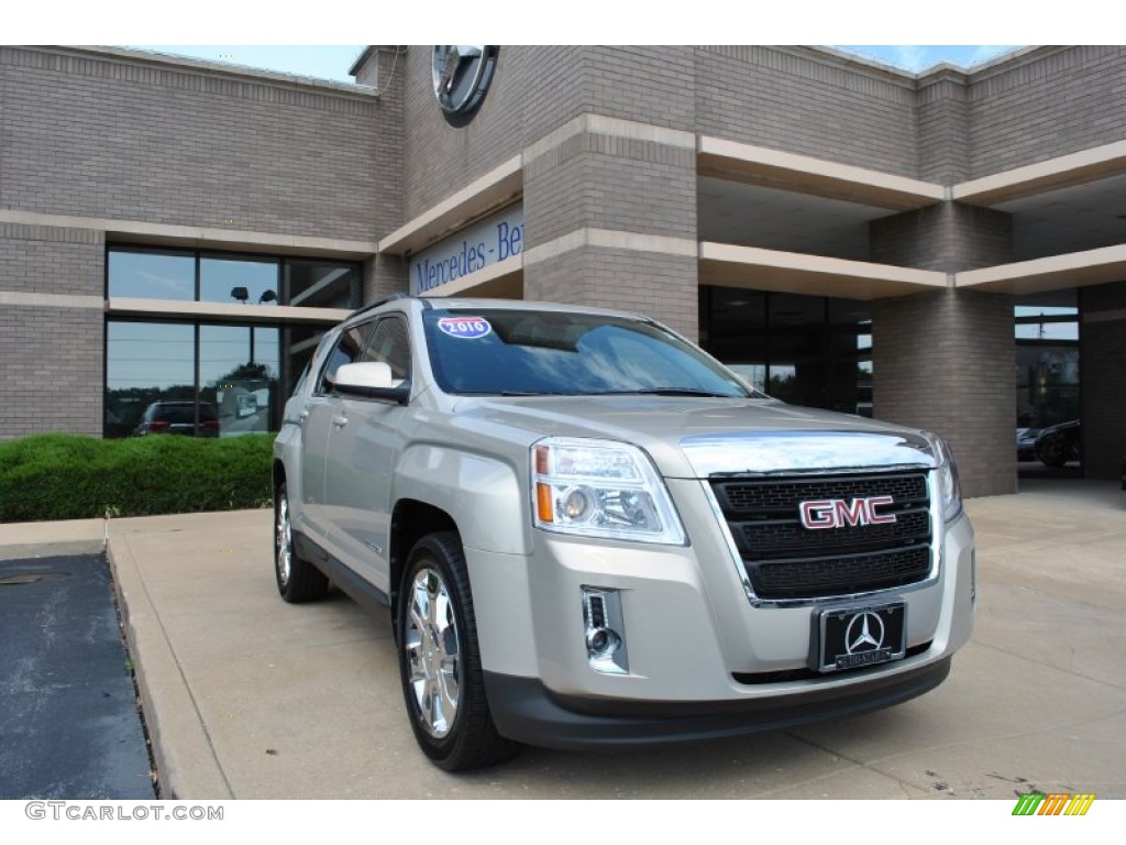 2010 Terrain SLE - Gold Mist Metallic / Jet Black photo #1