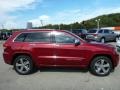 2014 Deep Cherry Red Crystal Pearl Jeep Grand Cherokee Overland 4x4  photo #6