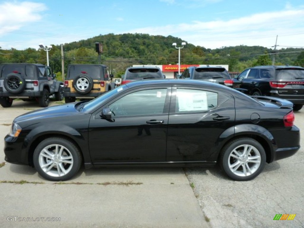 Black Clear Coat 2014 Dodge Avenger SXT Exterior Photo #85882069
