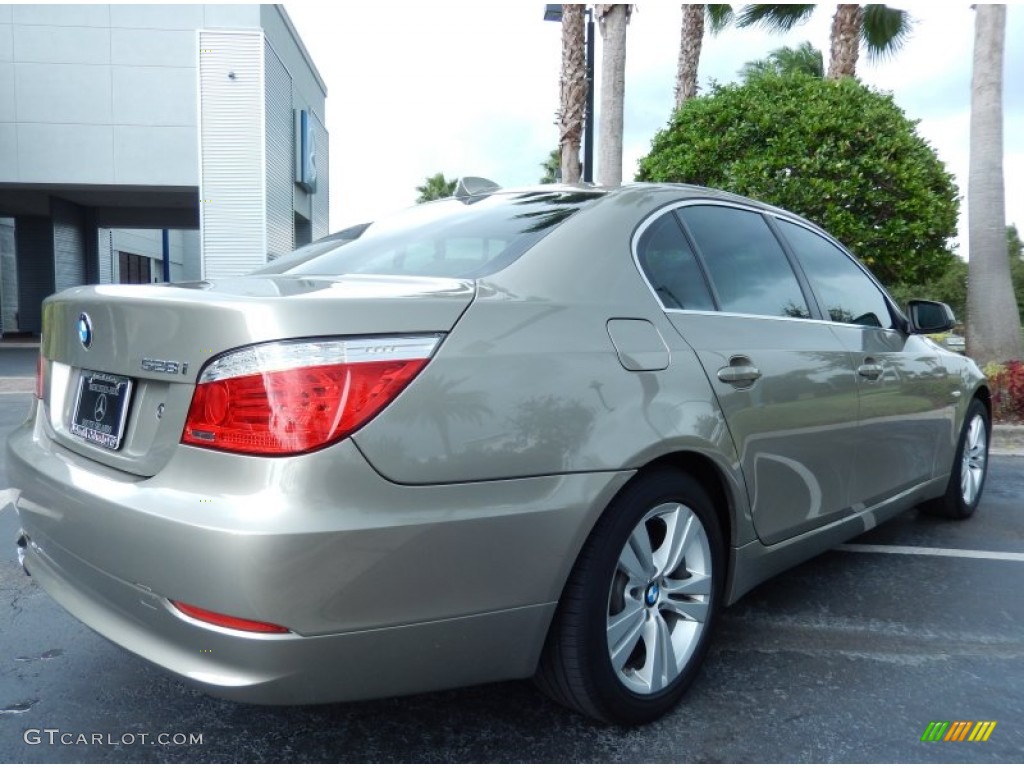 2010 5 Series 528i xDrive Sedan - Platinum Bronze Metallic / Cream Beige photo #7