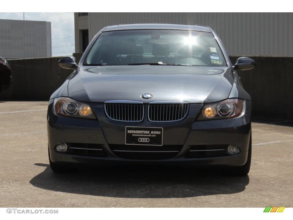 2008 3 Series 335i Sedan - Sparkling Graphite Metallic / Gray photo #2