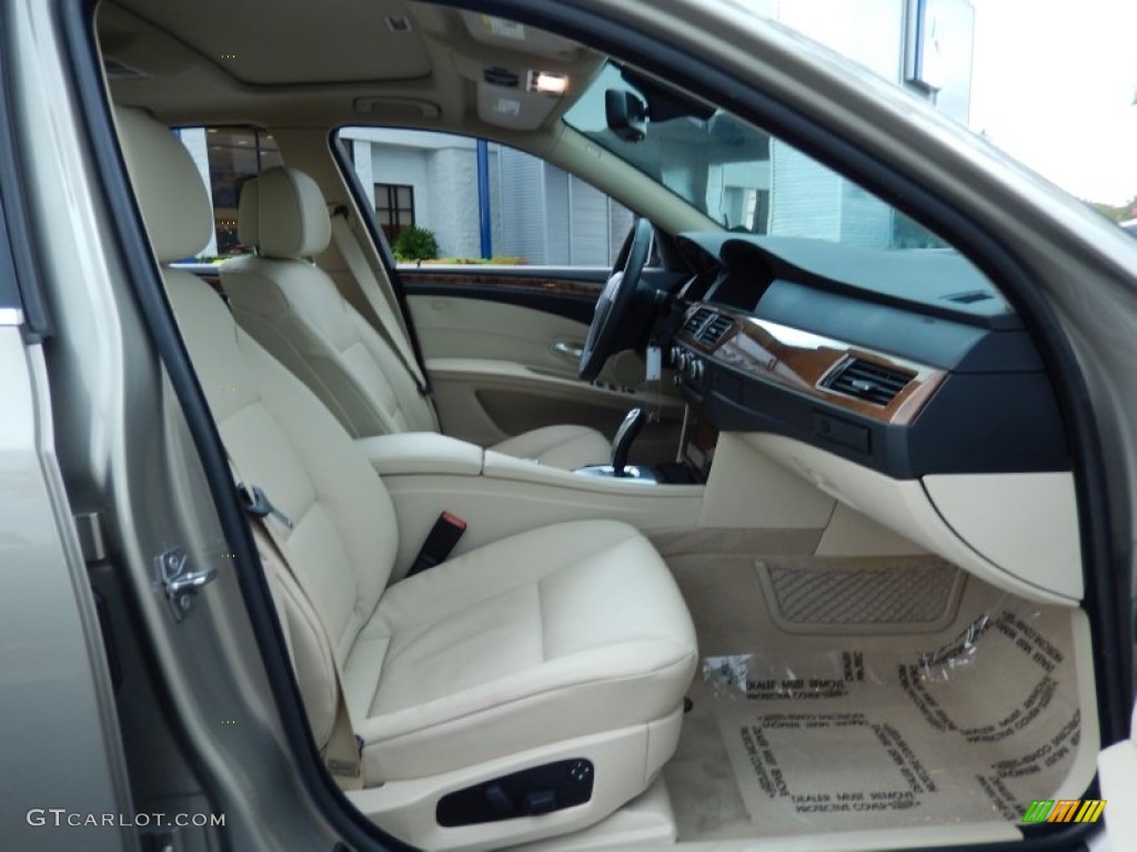 2010 5 Series 528i xDrive Sedan - Platinum Bronze Metallic / Cream Beige photo #18