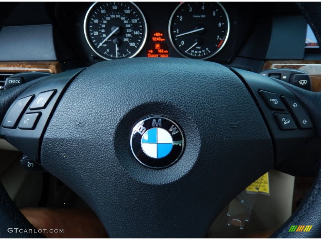 2010 5 Series 528i xDrive Sedan - Platinum Bronze Metallic / Cream Beige photo #28