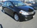 Super Black 2008 Nissan Versa 1.8 SL Sedan