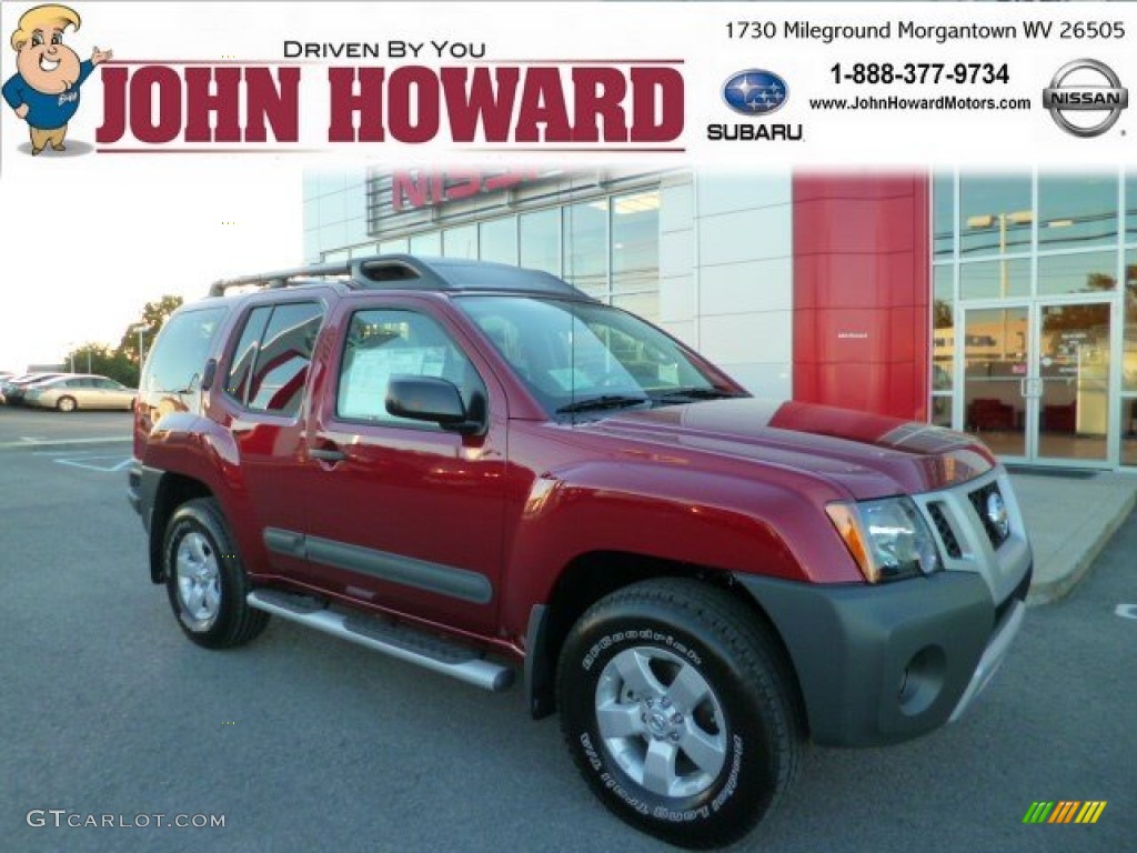 2013 Xterra S 4x4 - Cayenne Red / Gray photo #1