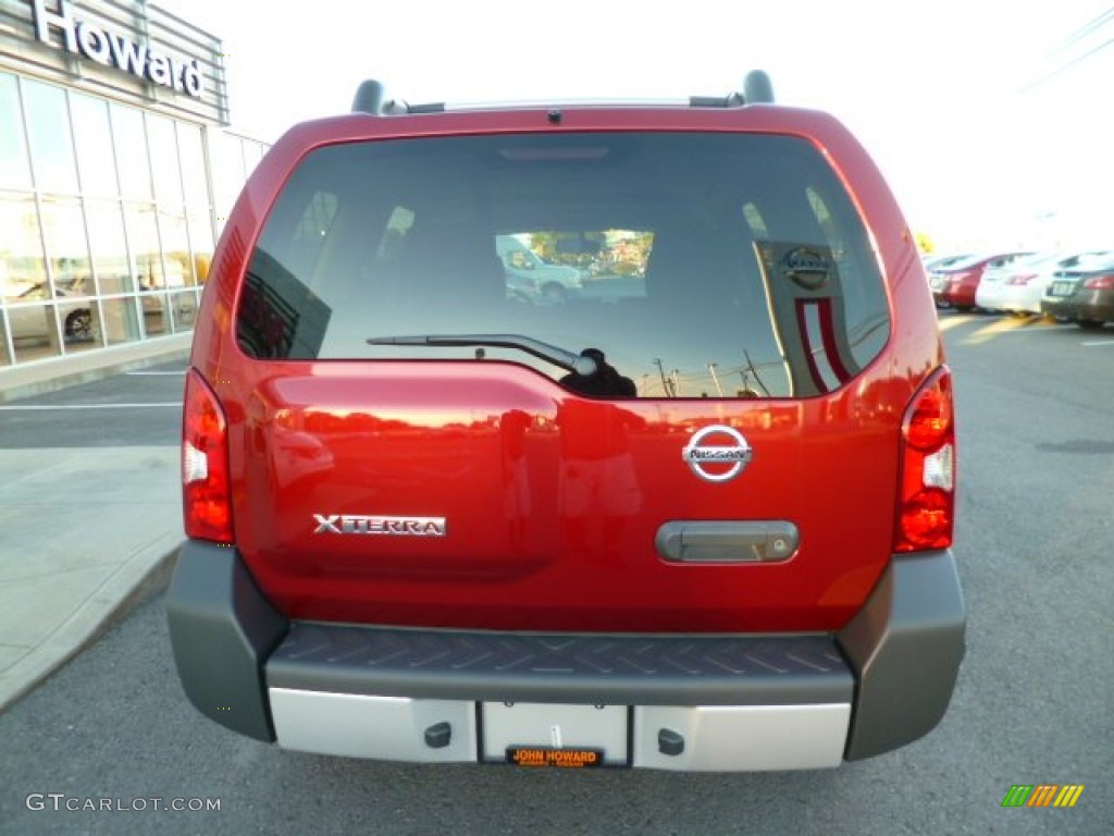 2013 Xterra S 4x4 - Cayenne Red / Gray photo #6
