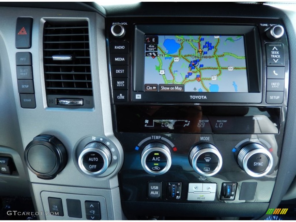 2013 Toyota Sequoia Platinum Controls Photo #85885027