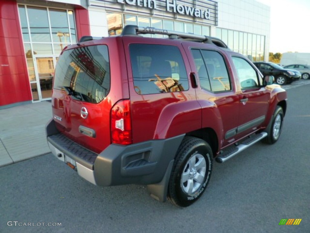 2013 Xterra S 4x4 - Cayenne Red / Gray photo #7