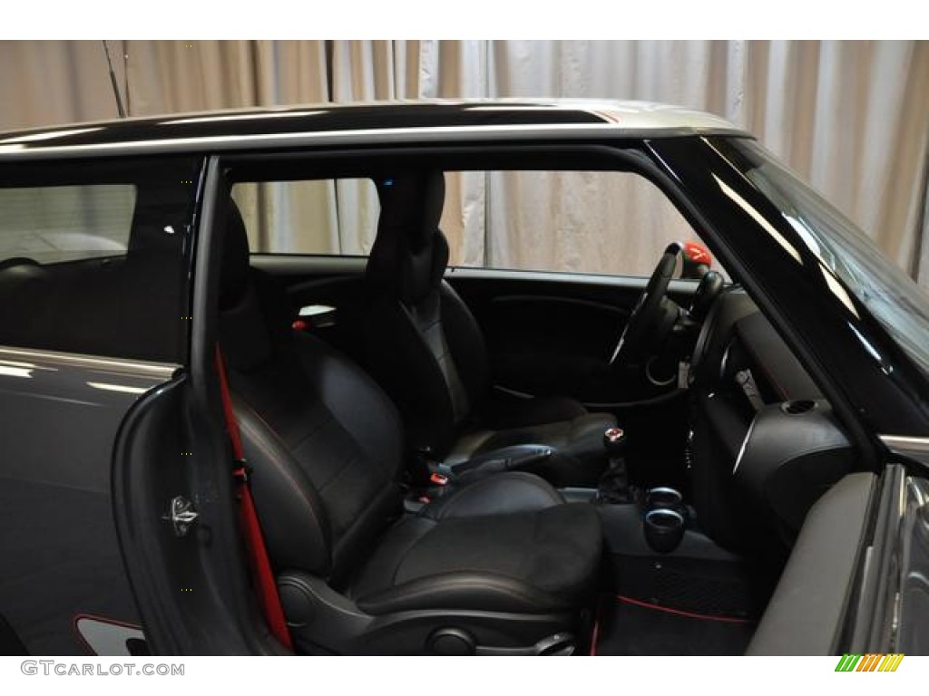 2013 Cooper John Cooper Works GP - Thunder Grey Metallic / Championship Lounge Leather/Red Piping photo #7
