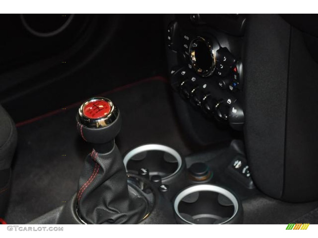 2013 Cooper John Cooper Works GP - Thunder Grey Metallic / Championship Lounge Leather/Red Piping photo #11