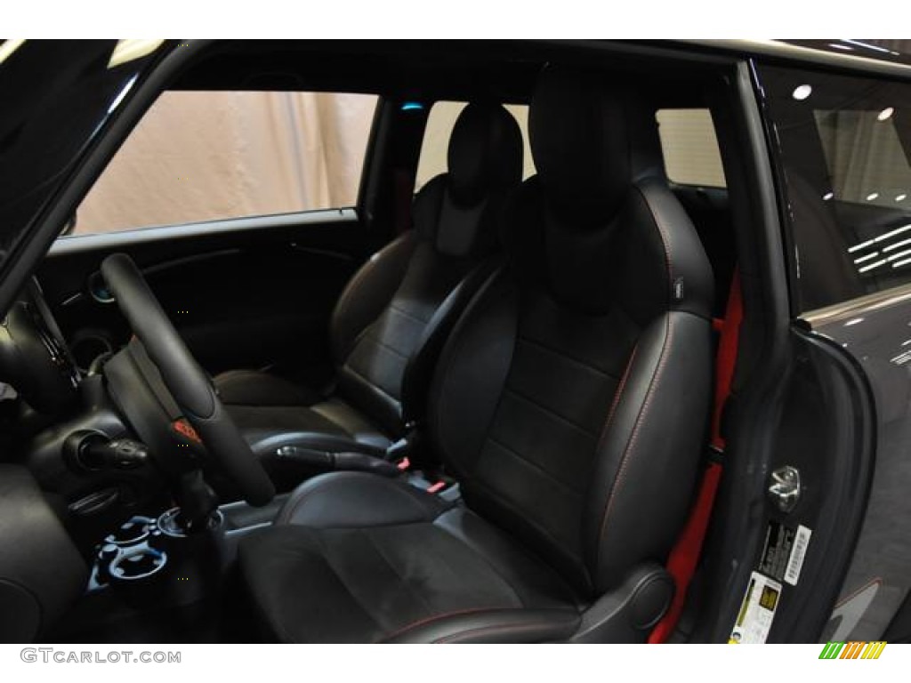 2013 Cooper John Cooper Works GP - Thunder Grey Metallic / Championship Lounge Leather/Red Piping photo #23