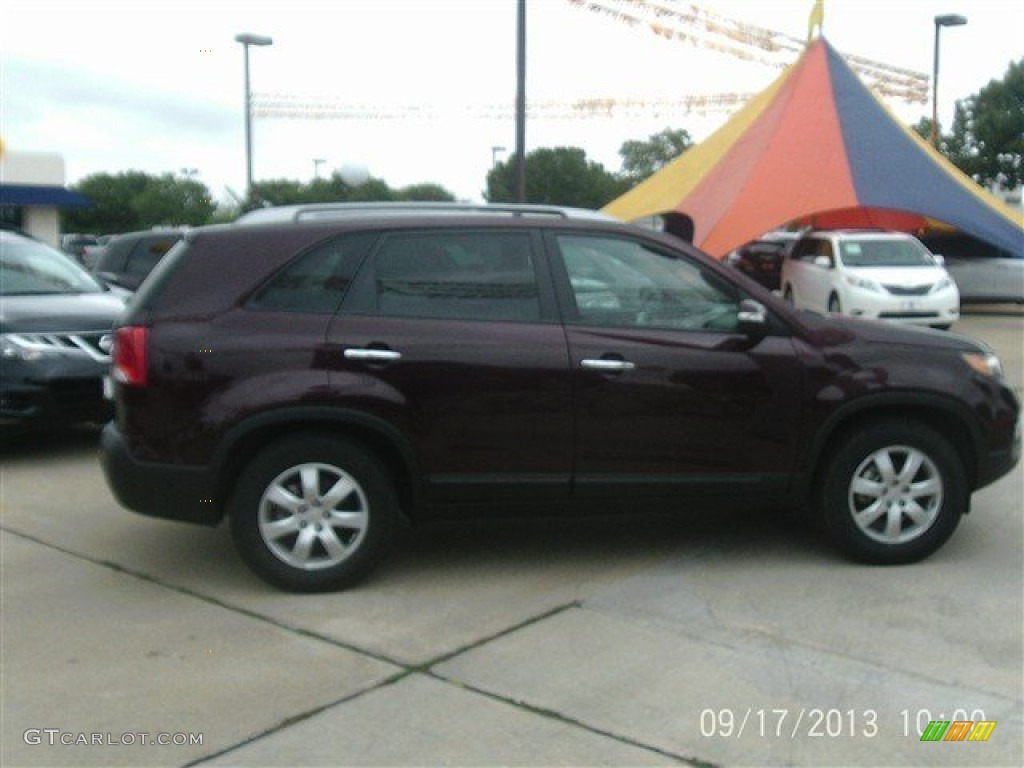 2012 Sorento LX - Dark Cherry / Beige photo #6