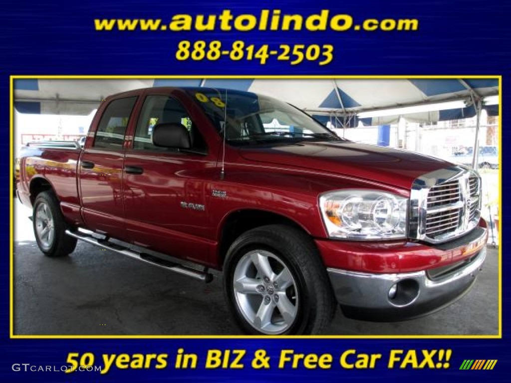 Inferno Red Crystal Pearl Dodge Ram 1500