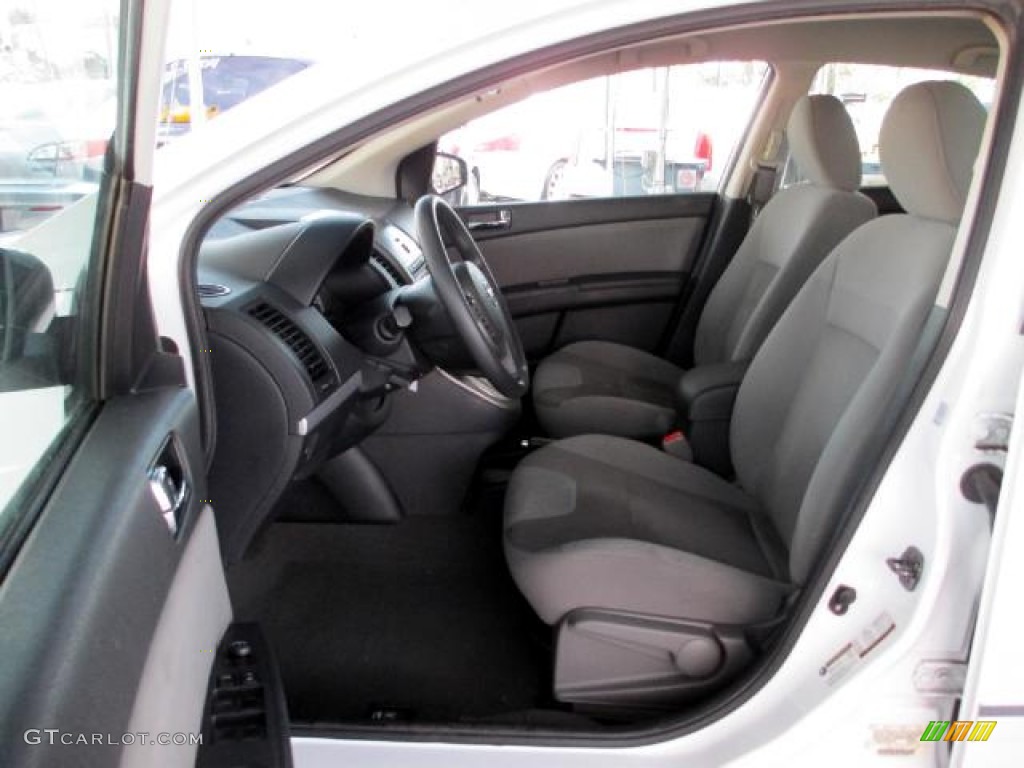 2012 Sentra 2.0 S - Aspen White / Charcoal photo #9