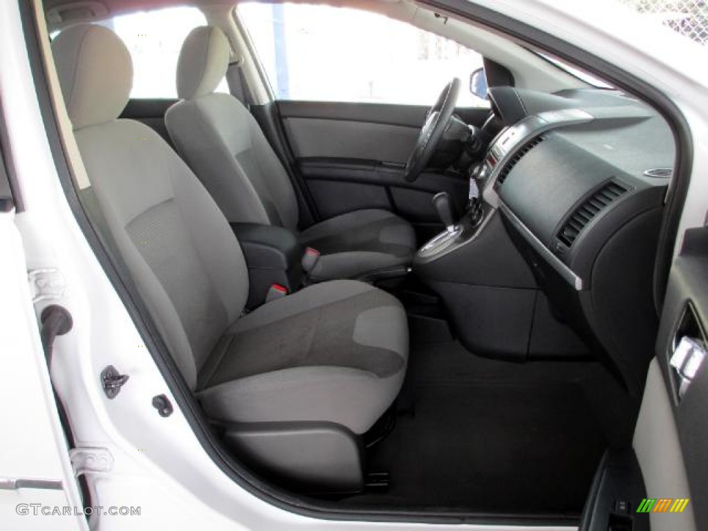 2012 Sentra 2.0 S - Aspen White / Charcoal photo #11