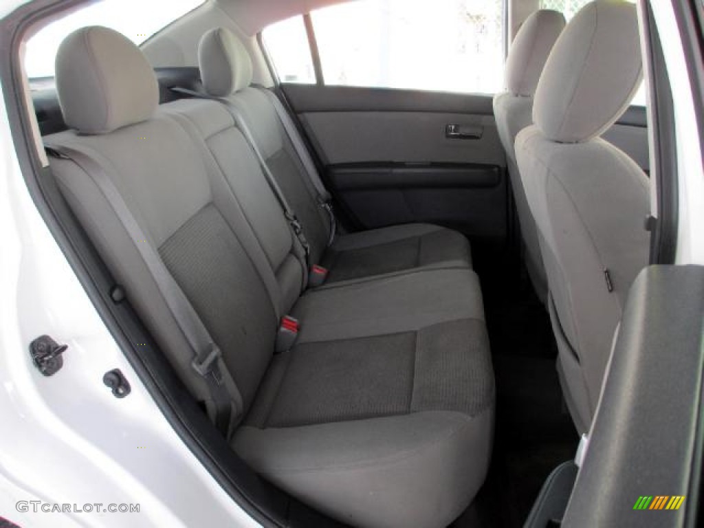 2012 Sentra 2.0 S - Aspen White / Charcoal photo #12