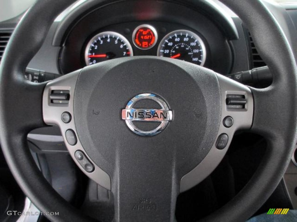 2012 Sentra 2.0 S - Aspen White / Charcoal photo #22