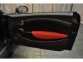 Carbon Black 2014 Mini Cooper Convertible Door Panel