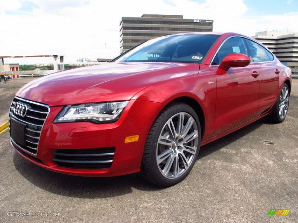 Garnet Red Pearl 2014 Audi A7 3.0T quattro Premium Plus Exterior Photo #85889608
