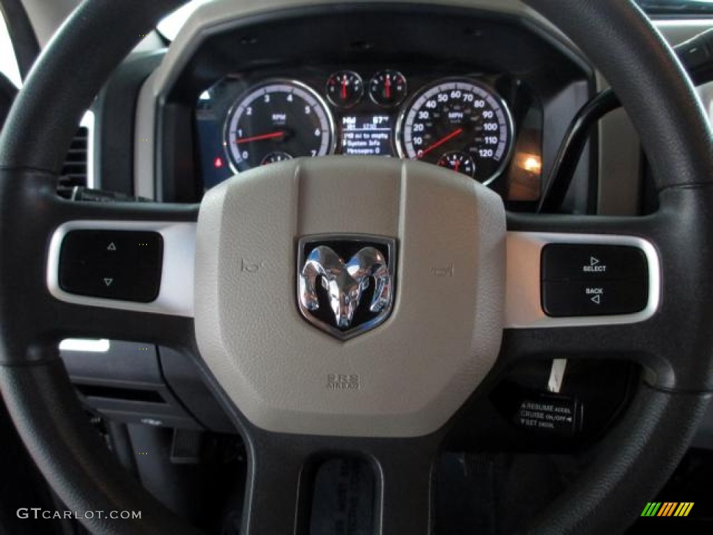 2009 Ram 1500 SLT Quad Cab - Mineral Gray Metallic / Dark Slate/Medium Graystone photo #17