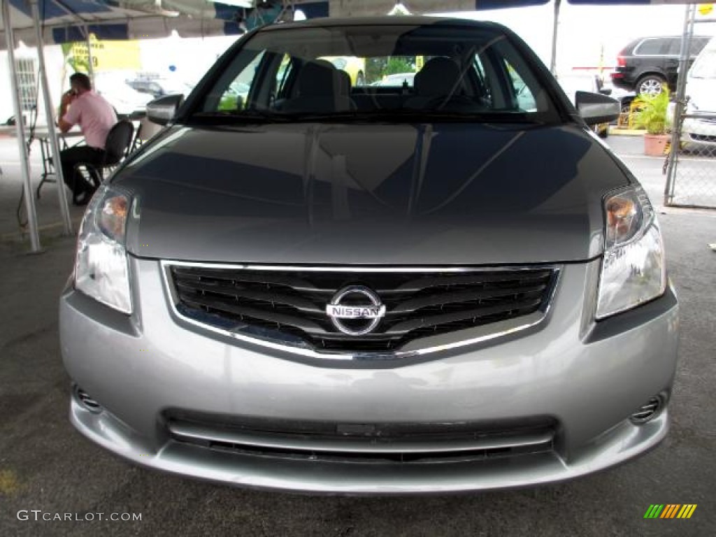 2012 Sentra 2.0 S - Magnetic Gray Metallic / Charcoal photo #2