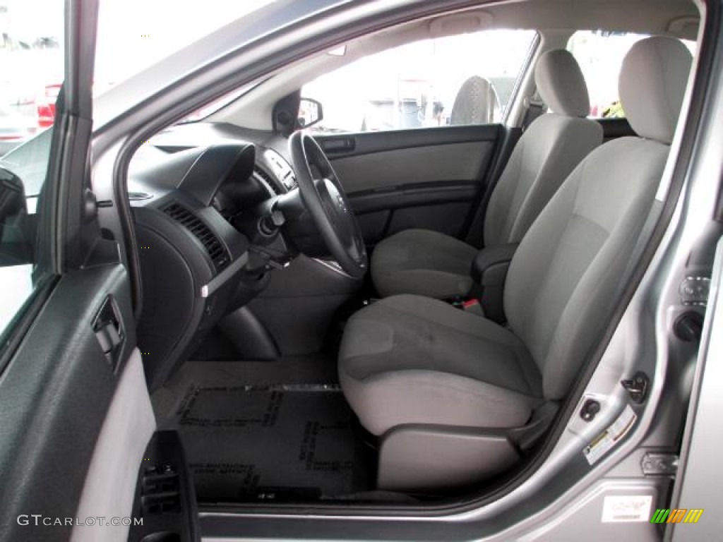 2012 Sentra 2.0 S - Magnetic Gray Metallic / Charcoal photo #8