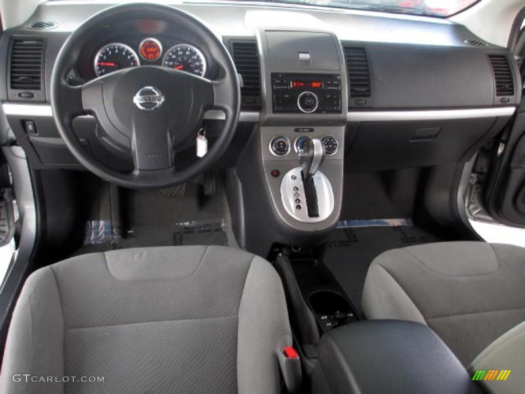 2012 Sentra 2.0 S - Magnetic Gray Metallic / Charcoal photo #13