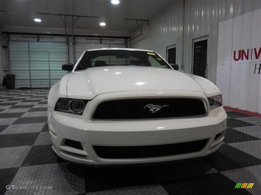 2013 Mustang V6 Coupe - Performance White / Charcoal Black photo #2