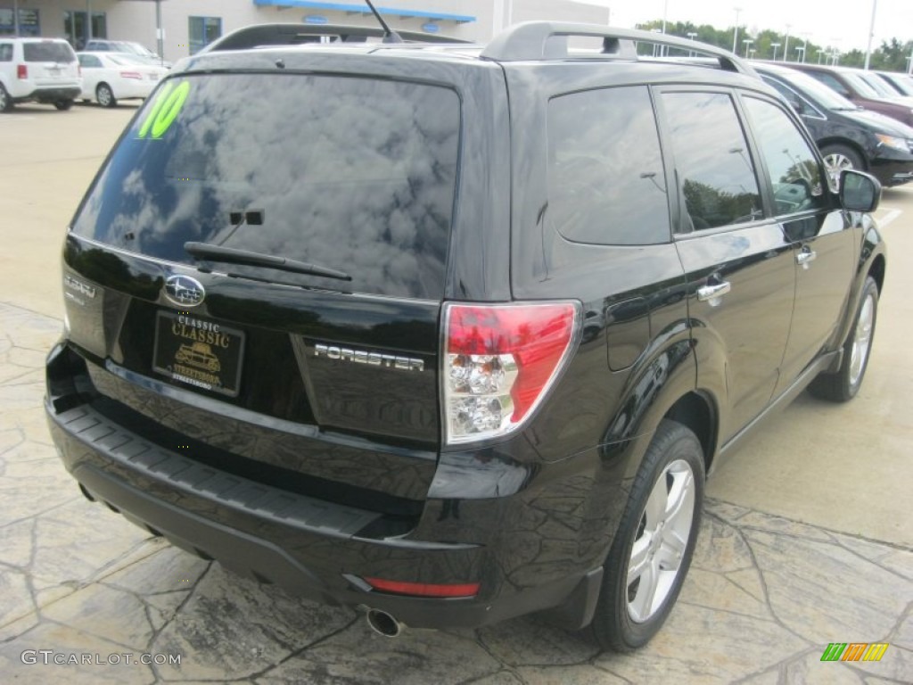 2010 Forester 2.5 X Limited - Obsidian Black Pearl / Black photo #5