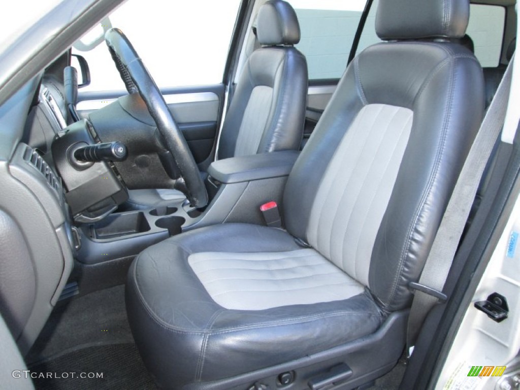 Midnight Grey Interior 2004 Mercury Mountaineer V8 Premier AWD Photo #85892827