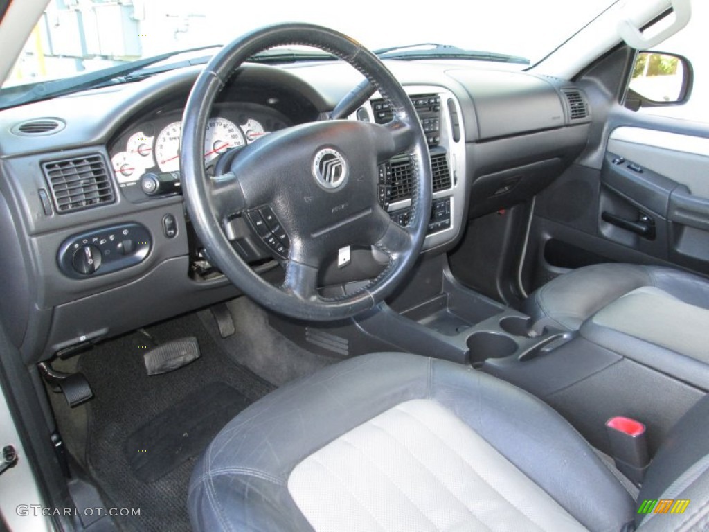Midnight Grey Interior 2004 Mercury Mountaineer V8 Premier AWD Photo #85892857