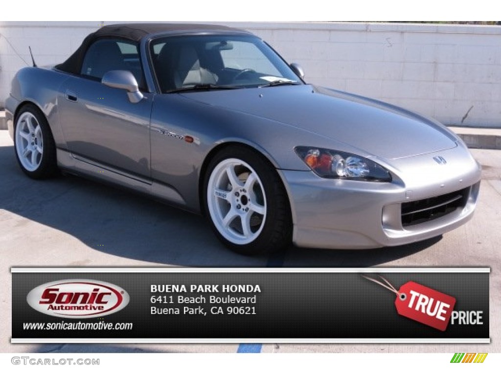 2008 S2000 Roadster - Chicane Silver Metallic / Black photo #1