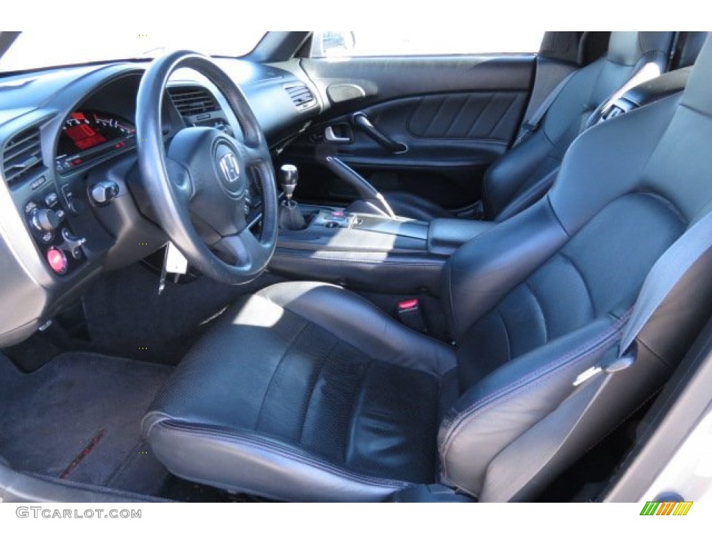 Black Interior 2008 Honda S2000 Roadster Photo #85894543
