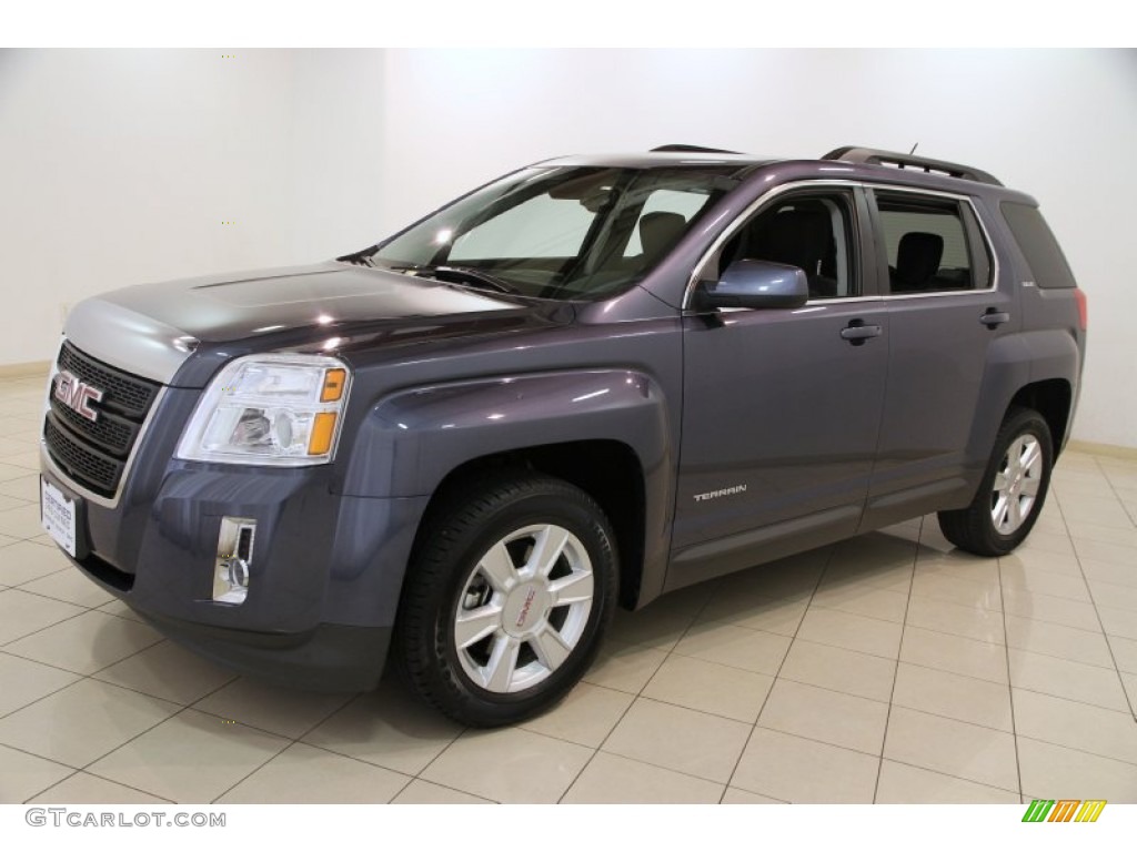 Atlantis Blue Metallic 2013 GMC Terrain SLE AWD Exterior Photo #85895455