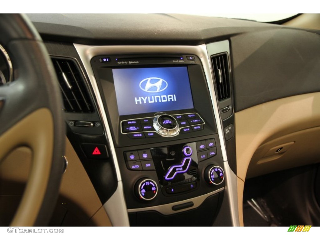 2011 Sonata Limited - Black Plum Pearl / Camel photo #9