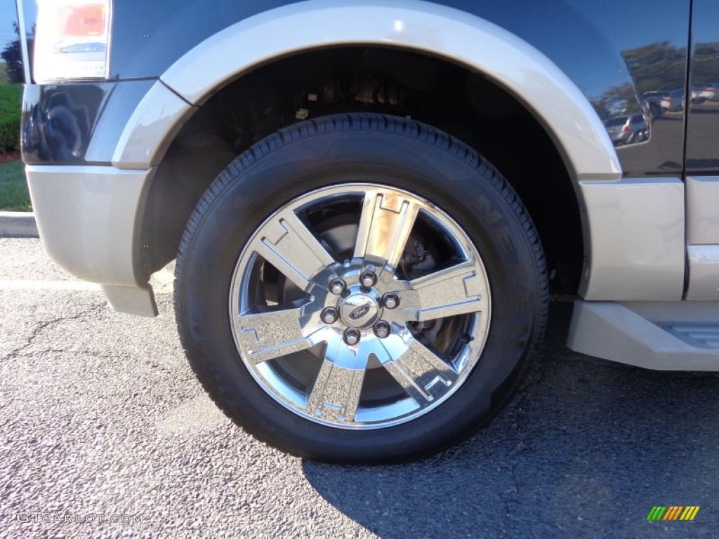 2007 Expedition Eddie Bauer 4x4 - Carbon Metallic / Charcoal Black/Camel photo #7